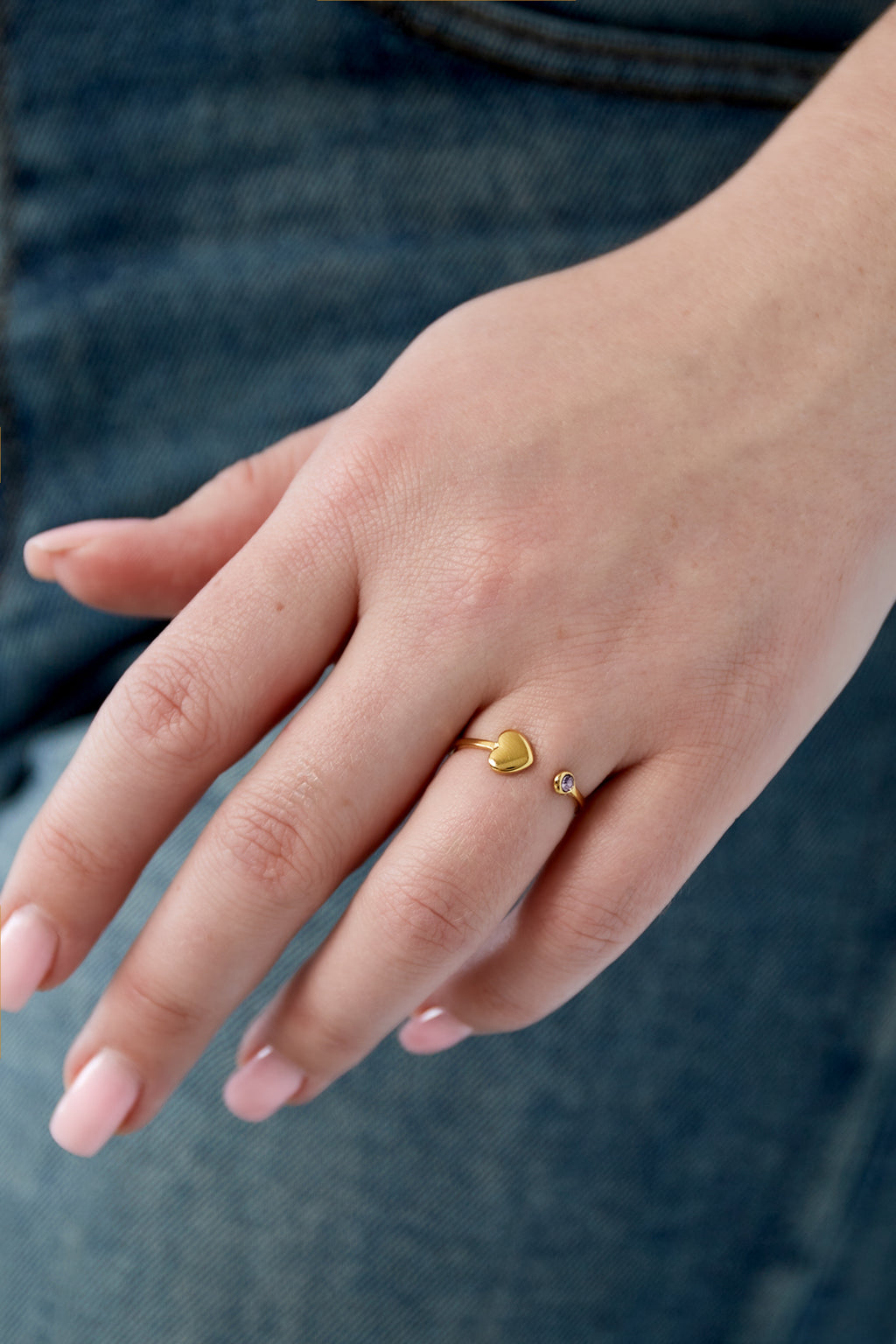 Geboortesteen ring