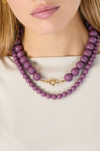 Ketting met medium kralen-10mm