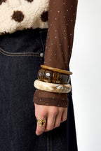 Acryl armbanden met geometrische vormen, eenvoudige dagelijkse collectie, dames sieraden