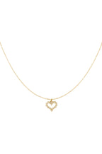Ketting strass hartje