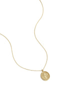 Tulpenbloem ketting van roestvrij staal - goud
