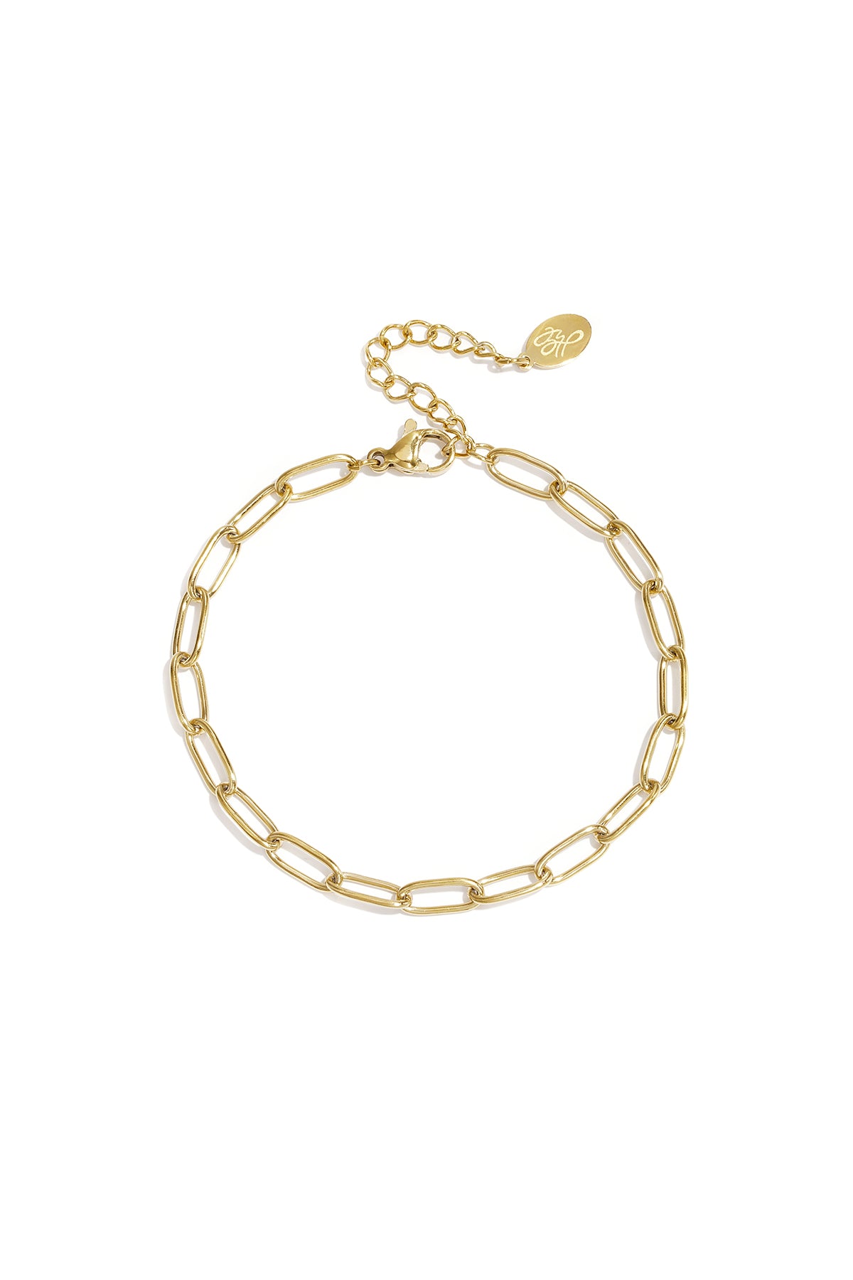Basic armband van roestvrij staal – Schakelmodel