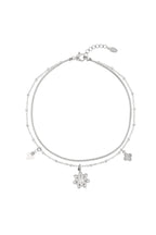 Ster enkelband - zilver