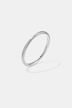 Eenvoudige ronde armbanden – Dagelijks draagbare serie - 6 mm - zilver