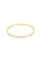Slavenarmband dunne steentjes