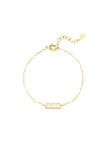 trio x armband - goud