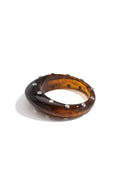 Hars bangle armband met studs