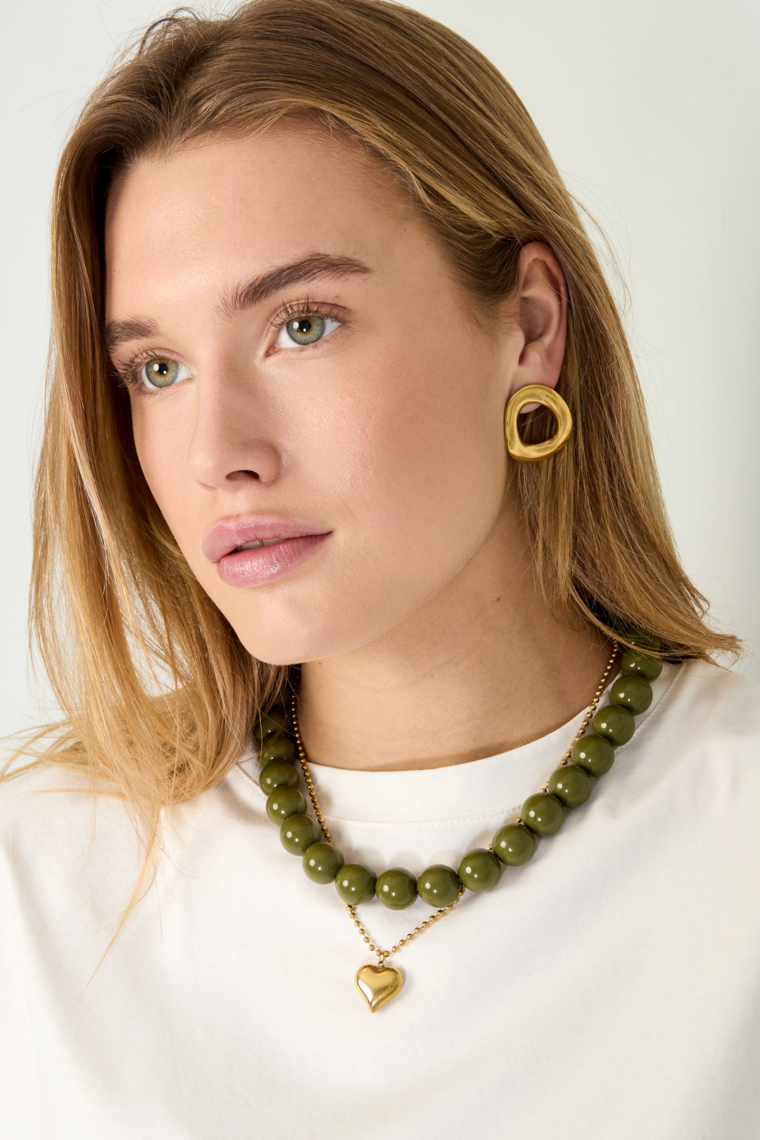 Ketting met grote kralen