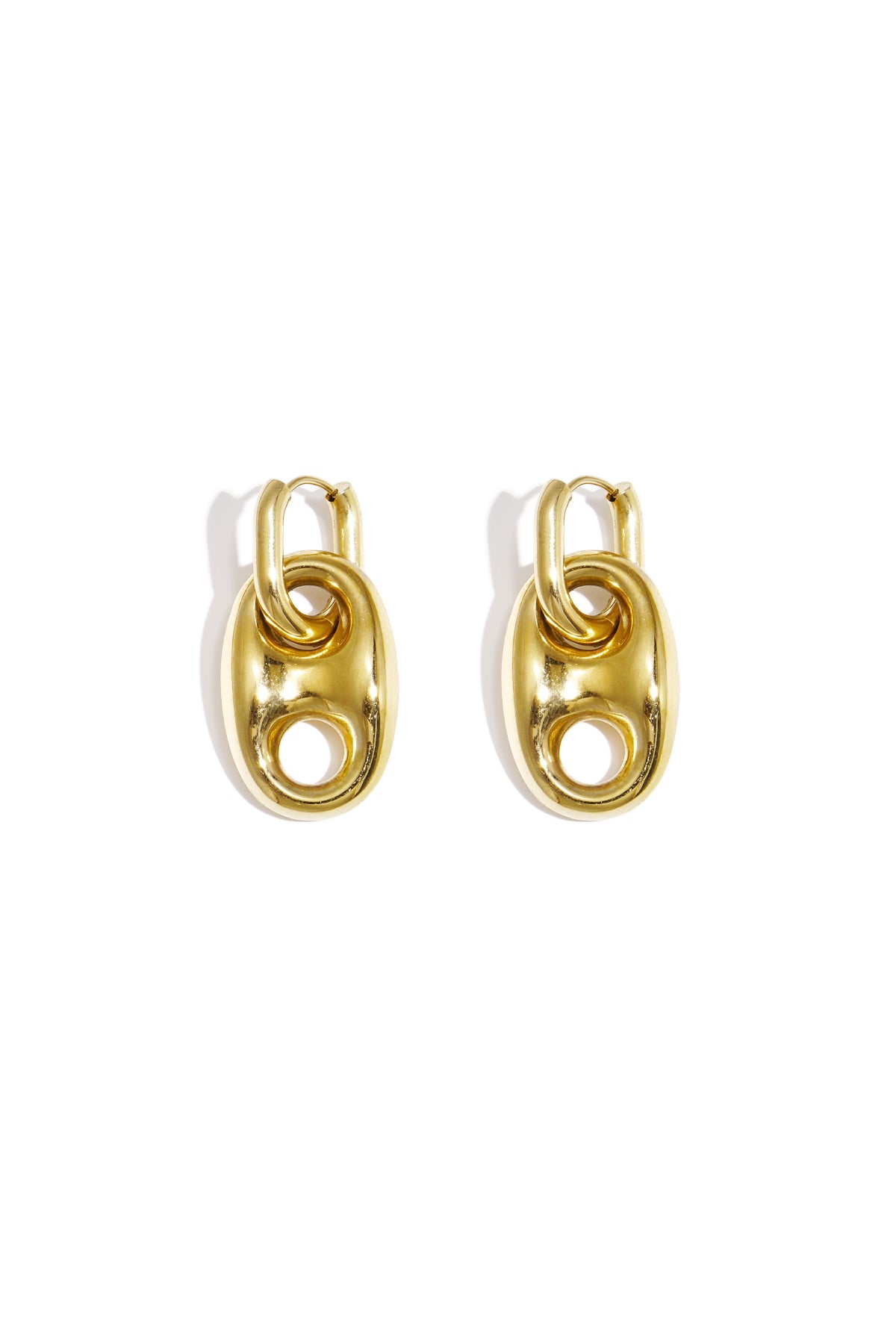 Oorbellen met knoopdetail
