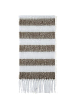 Wintersjaals met strepen, casual, polyester, dagelijkse accessoires