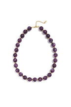 Kralenketting met goude kraaltjes 13.5mm