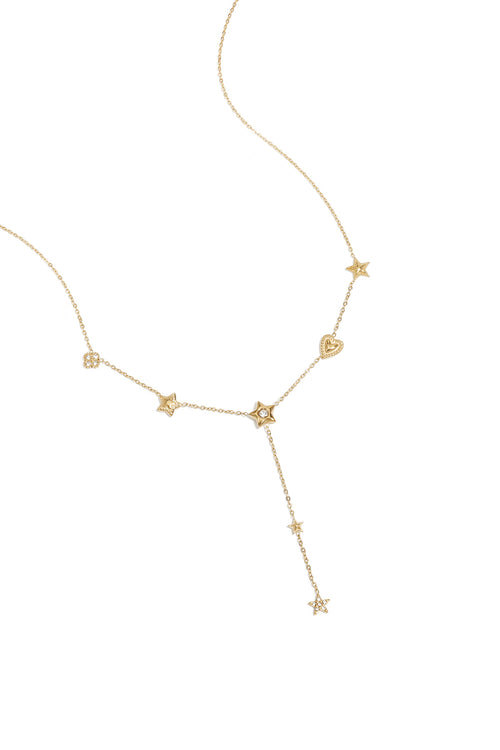 Roestvrijstalen hangerkettingen Star Casual Daily Simple Series Damessieraden