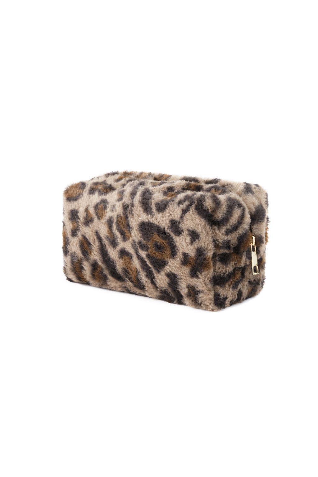 Zachte luipaard make-up tas