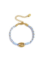 Armbanden met touwbedeltjes, bloemenmotief, casual, vakantie/strand, romantische serie, damessieraden
