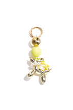 Schattige ballonhond-sleutelhanger - geel