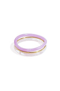 Set van 3 basic armbanden - licht paars