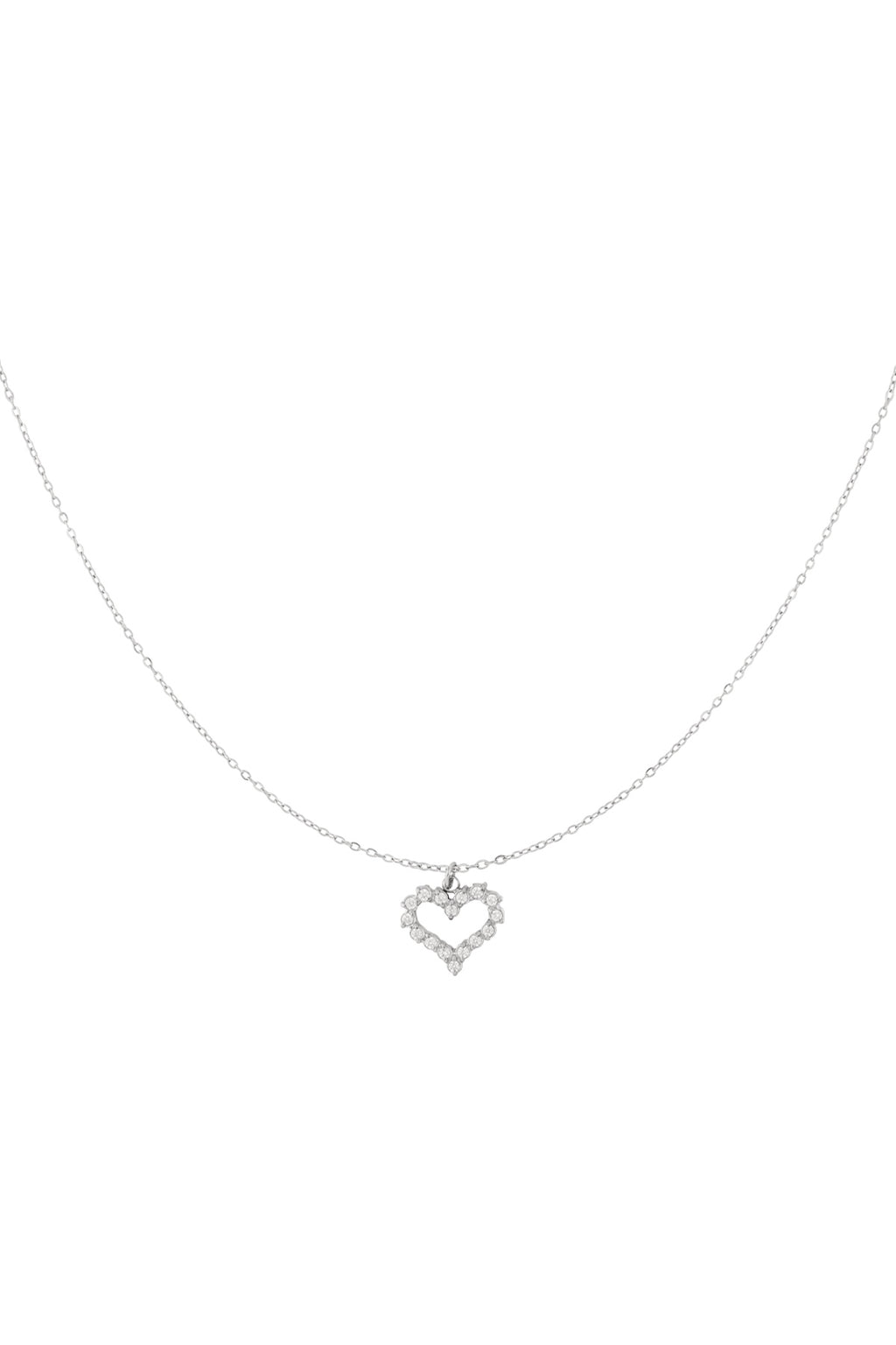 Ketting strass hartje