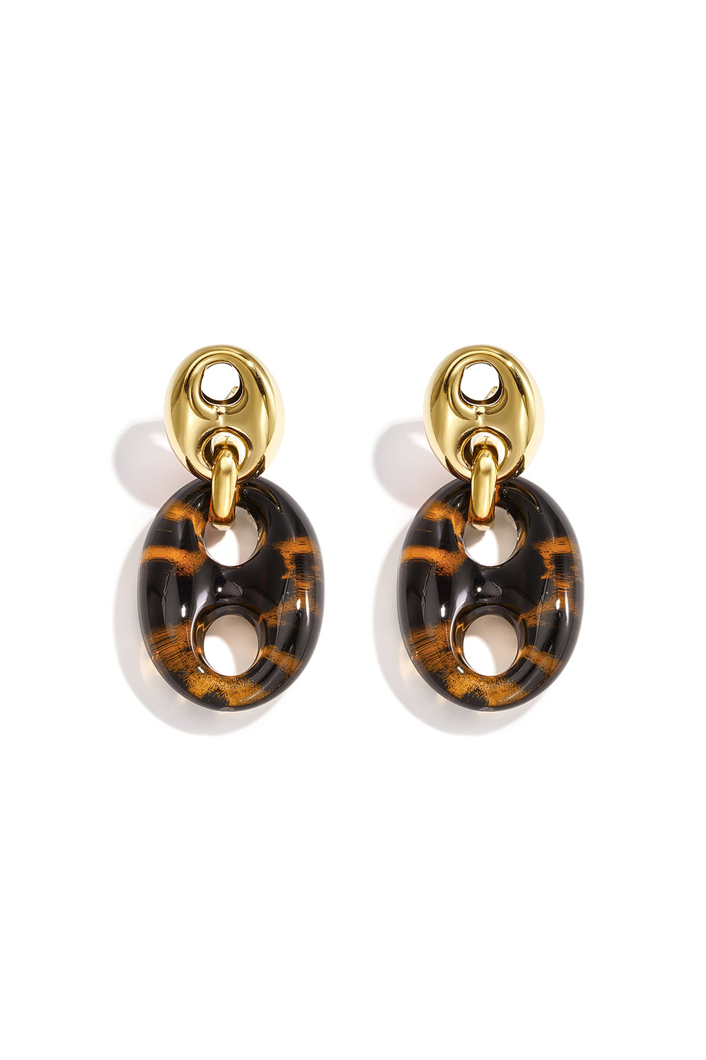 Acryl oorbellen met druppelvorm, geometrische stijl, casual, alledaags, eenvoudige serie, dames sieraden