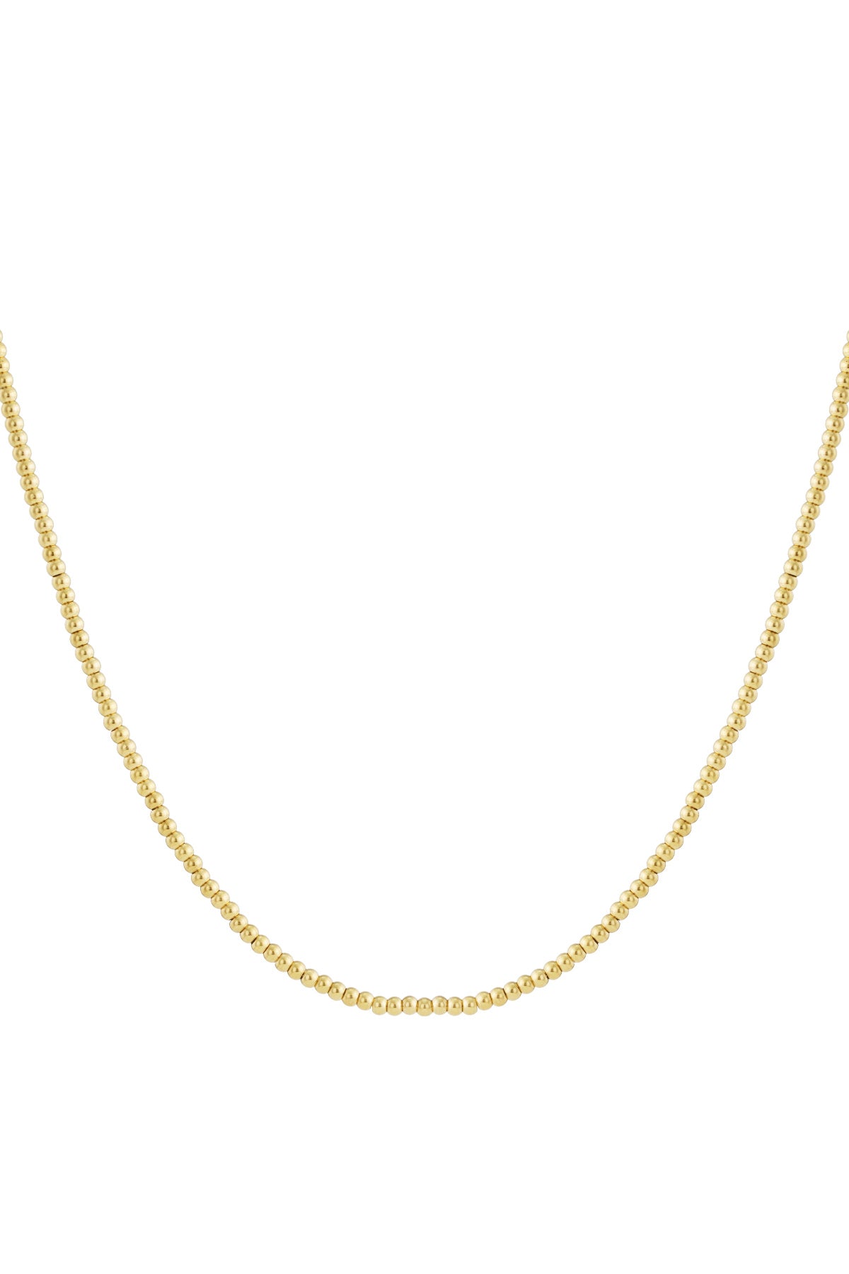 Ketting van massieve kralen - 4 mm