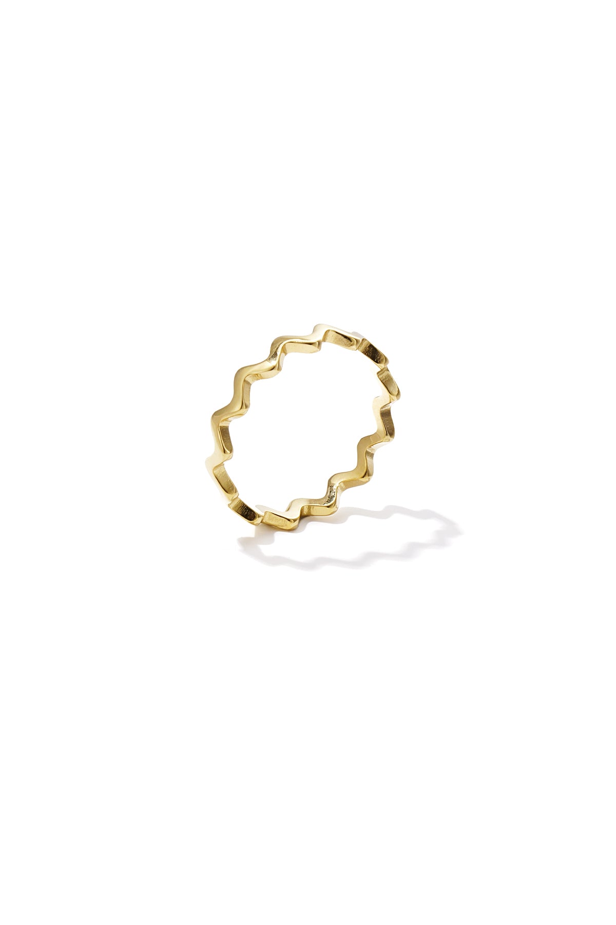 Golvende minimalistische ring