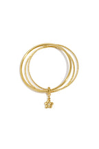 Armbanden met hangend bloembedeltje