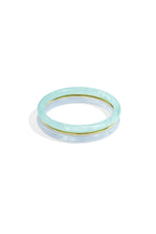Set van 3 basic armbanden - licht blauw