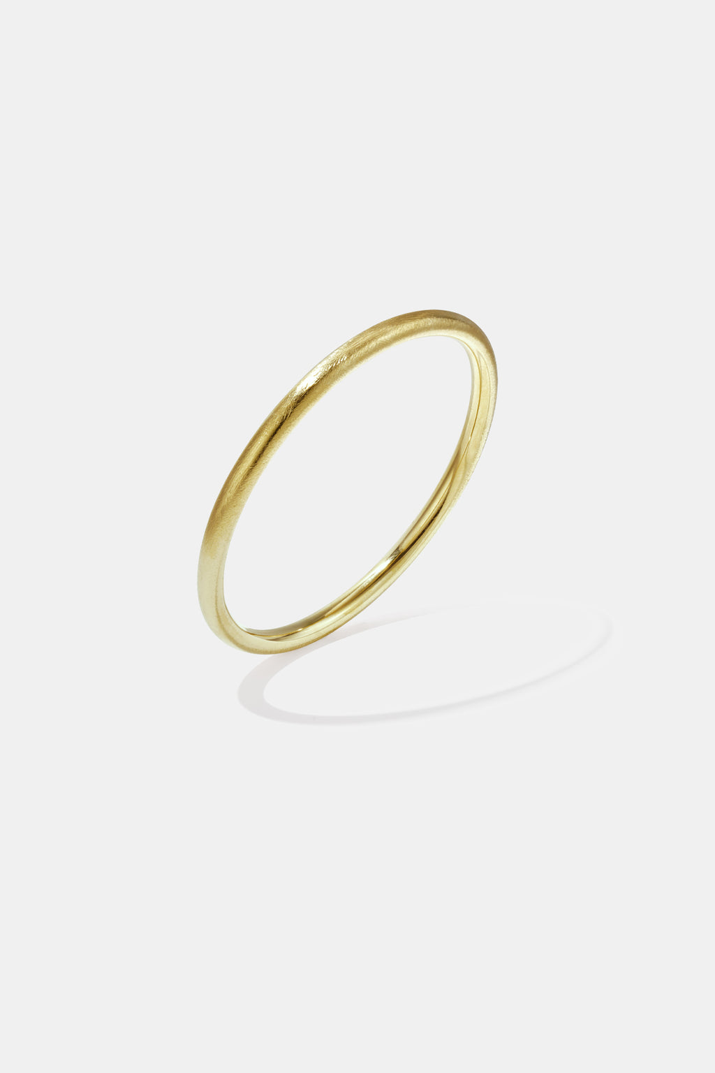 Eenvoudige ronde armbanden – Dagelijks draagbare serie - 5 mm - goud