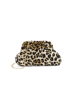 Chic Leopard Print Cotton Shoulder Bag for Women