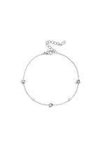 Armband met gevulde hartjes
