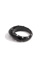 Hars bangle armband met studs