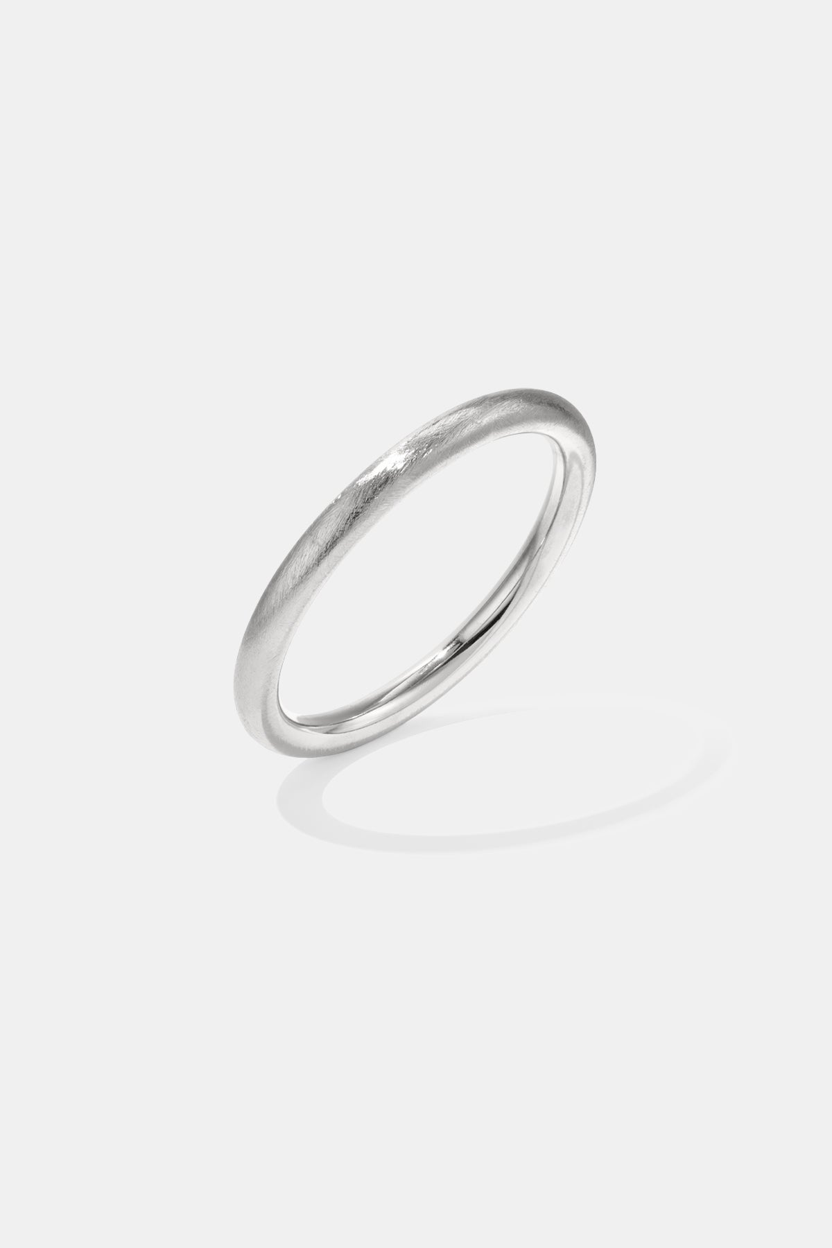 Eenvoudige ronde armbanden – Dagelijks draagbare serie - 8 mm - zilver