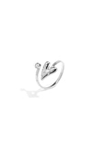 Minimalistische ringen van roestvrij staal met 14-karaats goudlaag, hartvormig, casual en eenvoudig ontwerp, damessieraden.