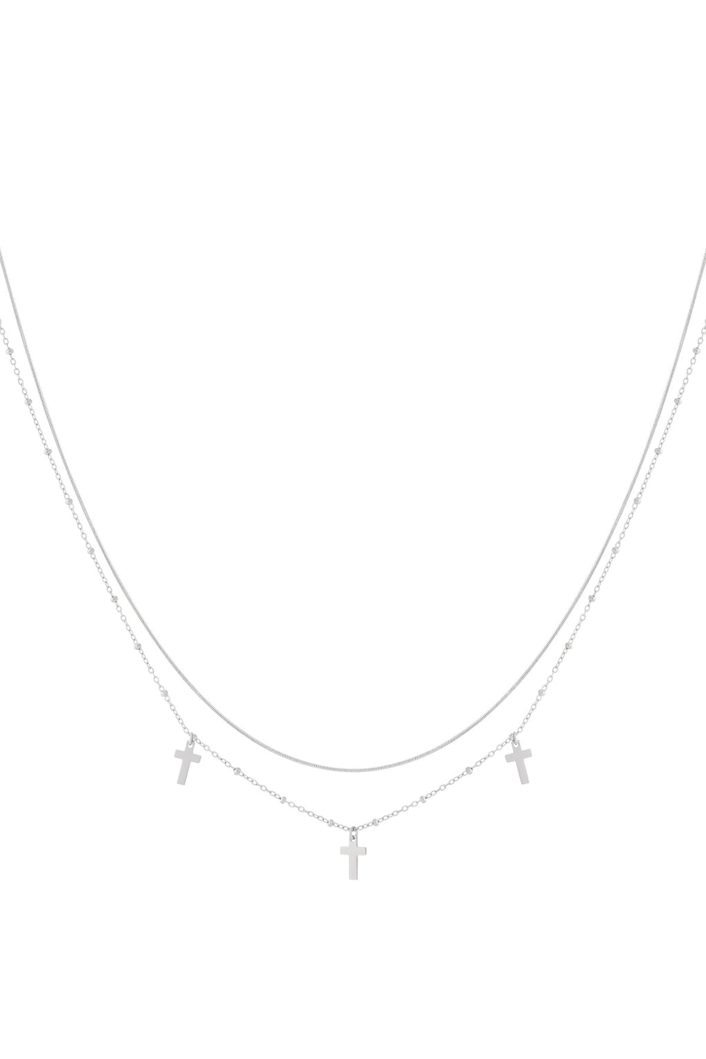   Gelaagde kettingen Kruis Casual Dagelijks Eenvoudig Serie Dames sieraden