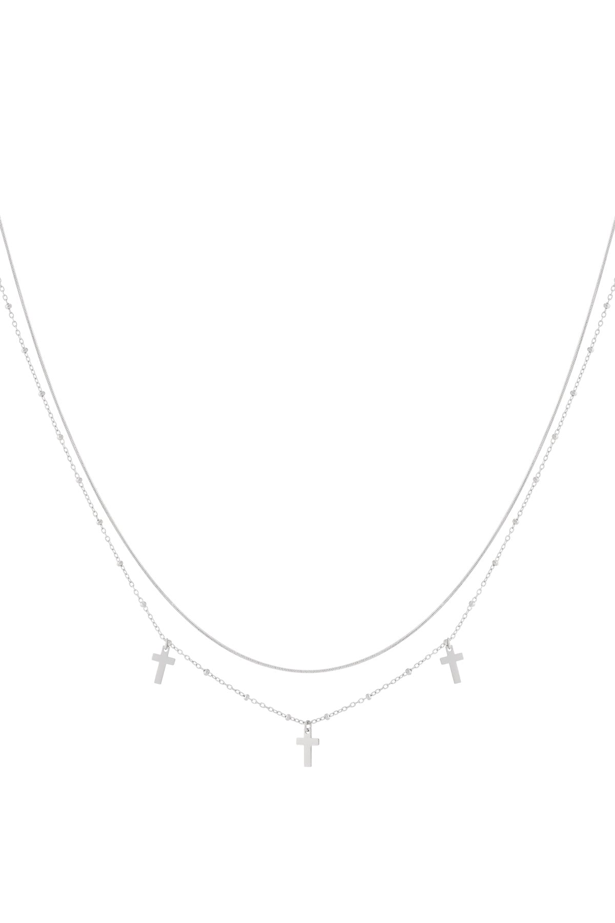   Gelaagde kettingen Kruis Casual Dagelijks Eenvoudig Serie Dames sieraden